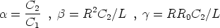      C2-         2
a =  C   , b = R  C2/L  , g = RR0C2/L
       1
